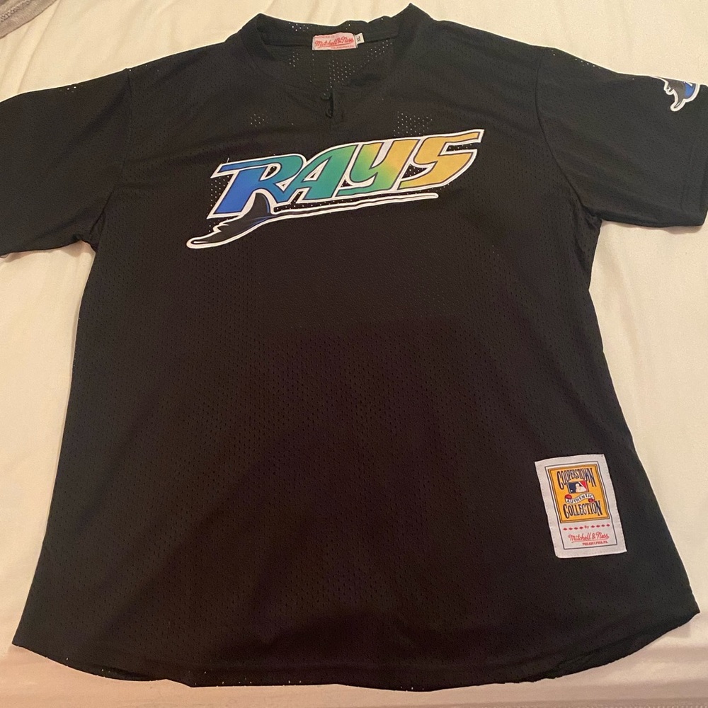 Wade Boggs Tampa Bay Rays Mitchell & Ness Jersey